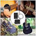 Miniatyrbilde 7 av 8: Gitarforforsterker 3-segmenters pickup equalizer LCD-skjerm musikkinstrument tilbehør