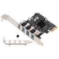 USB 3.0 PCIE Expansionskort PH64 2U/4U VL805 Chip 5Gbps Överföring 4 Port USB Expansionskort för Windows
