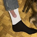 Pikkukuva 4 / 5: Superpehmeät Puuvillaiset Show Off -Sukat Miehille ja Naisille - 2023 Kuuma mustavalkoinen