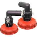 Miniatyrbillede 4 af 4: Tankdæksel Låg Prop Adapter med udluftning vandindløb Konnektor Kuglehane vandtæt og støvtæt rørfittings