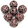 Pikkukuva 1 / 5: 7 kpl Metallisia noppasarjoja Dungeons and Dragons -pöytäpeliin, D