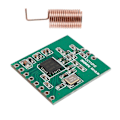 Miniatyrbillede 2 af 5: CC1101 868MHZ Radiotransmissionsantenne Transceiver Modul