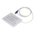 Miniatyrbilde 8 av 8: Mekanisk numerisk numerisk 18 taster Lineær handlingsbryter USB-port Sprutsikker antiskli-pads USB numerisk for kontorbankdisk