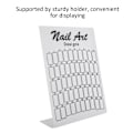 Pikkukuva 7 / 7: Nail Art False Tips Display Board - 50 kpl valkoinen kynsilakka paletti geelilakan värikorttiin