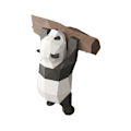 Pikkukuva 1 / 8: Suloinen Panda 3D-paperimalli DIY Eläin Papercraft Toimintahahmot Palapelit Lapsille Lahja Seinälle Kiinnitettävät Koristeet