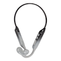 Pikkukuva 8 / 8: Open Ear Bone Conduction -kuulokkeet Bluetooth 5.0 sisäänrakennettu mikrofoni IP56 vedenpitävät langattomat urheilukuulokkeet juoksuun musta harmaa