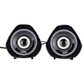 Miniatyrbilde 3 av 8: Skrivebords høyttaler USB-drevet tung subwoofer skrivebord mini LED-høyttaler for PalyStation4 datamaskin bærbar PC svart blått lys