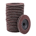 Miniatyrbillede 6 af 8: 20 stk sandpapir slibeskiver 80 grit 100x16mm flade slibeskiver slibende slibeskive