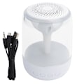 Pikkukuva 2 / 8: Langaton Bluetooth 5.0 -kaiutin HIFI-stereolla ja LED-värivaloilla 5W basso 360° ympäröivä ääni Valkoinen