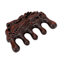 Miniatyrbilde 4 av 8: Meridians Comb Static Free 5 Teeth Head Hodehodebunn Kompositt Tre Massasje Kam for kvinner Menn