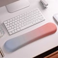 Miniatyrbild 3 av 5: Handledsstöd för tangentbord, bekväm minnesbomullsfyllning, halkfri gradient Zekai blå orange