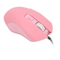 Pikkukuva 5 / 8: Usb C -hiiri, Type C -pelihiiri, 7 LED-taustavaloa, 4 säädettävää DPI-asetusta, 6 painiketta toimistoon, kotiin, kannettavaan tietokoneeseen, pöytätietokoneeseen, vaaleanpunainen
