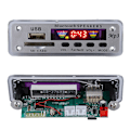 Miniatyrbilde 6 av 8: SDM01Bt U-DX Bluetooth 5.0 4 farger skjerm MP3 FM APE FLAC Decode Board Module (sølv)