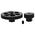Pikkukuva 3 / 5: Päivitysosa Metallinen Alennusvaihde + Moottorivaihde Varaosat Wltoys A949 A959 A969 A979 K929 Rc C