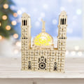 Pikkukuva 7 / 8: Ramadanin adventtikalenteri, puinen koriste, Eid Mubarak -laskentakalenterikoriste LED-valoilla