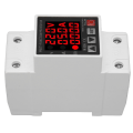 Miniatyrbild 6 av 8: Strömskydd 3 Display Justerbar Intelligent Överspänning Underspänningsskydd AC 80‑300V 1‑63A
