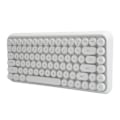Pikkukuva 3 / 8: Ajazz Langaton Näppäimistö Bluetooth 84 Näppäimet Retro Pyöreä Näppäimistö Pelitoimistotarvikkeet 308IIvory White