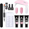 Miniatyrbild 4 av 4: Akryl Polygel Nagel Extensions Kit - Professionellt Nagel Förbättrings Set