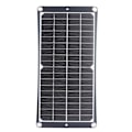 Miniatyrbilde 5 av 8: 20W solcellepanel ladebrett bærbar solcellelader for reiser klatring camping bruk