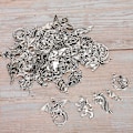 Miniatyrbillede 5 af 8: 70 stk. sæt dragemønster armbånd håndlavet tilbehørssæt DIY vedhæng tilbehør
