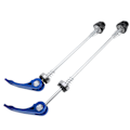 Miniatyrbillede 5 af 8: 2 stk Road Mountain Cykel Quick Release Skewers Bike Forreste Bagspyd Tilbehør Blå