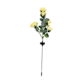 Miniatyrbilde 1 av 8: Solcellepanel med solblomster, intelligent lysstyring, vanntett funksjon, solcelleblomsterlys, gult