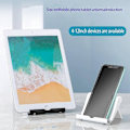 Miniatyrbilde 4 av 4: Sett med 4 fargejusterbare bordhyller i plast for 6-11 tommers nettbrett, kompatible med iPhone 14 Pro Max Samsung Galaxy Note air Mini Android Alle Smar
