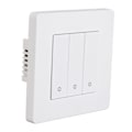 Miniatyrbillede 6 af 8: 3 Gang Smart Control Panel APP Timing Intelligent Switch Panel Rebound Type AC100‑240V Hvid