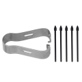 Miniatyrbilde 3 av 8: 5 stk Stylus tips Nøyaktig sensitive riper Gratis bærbar erstatning Touch Stylus Nibs Svart