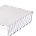 Miniatyrbillede 7 af 8: Transparent Under Table Invisible Organizer Under Desk Mounted Sliding Pull Out Drawer Under Desk Invisible Drawer Medium 21x6x17cm