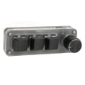 Miniatyrbilde 3 av 8: Mini tilpasset tastatur 3 taster Rød bryter-snarveier Plug and Play RGB-bakgrunnsbelyst programmeringsmakro-tastatur for bærbar PC