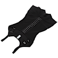 Miniatyrbilde 6 av 8: Lår Slankere Bodysuit Shaper Blonder Sømmer Hekte og Øye Lukking Stretchy Kvinner Korsett Shapewear Svart L