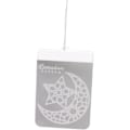 Miniatyrbillede 3 af 8: Eid Ramadan Vindueslys 3D Måne og Stjerne Islam Mubarak Ramadan Dekorative Lampe til Udendørs Indendørs Soveværelse Ferie