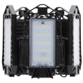 Miniatyrbillede 2 af 8: 137LED garagelys med 5 blade 80W E27/E26 Deformerbar justerbar minedriftslampe 85-265V sort