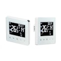 Miniatyrbilde 7 av 8: Digital termostatskjerm Programmerbar hjemmetermostat med 3 meter sensorledning for elektrisk gulvvarme Hjem Hotell Kontor AC90‑240V Hvit Med WiFi