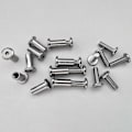 Miniatyrbillede 3 af 5: 20 stk. Skrue Stolpe Passer kompatibel 5/16 tommer (8 mm) Hul Dia Han M6X20 mm Hun M6X18 mm Bæltespænde Bindebolte Læder Fastgørelse-B13