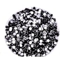 Pikkukuva 2 / 3: Liimattavat Crystal Flatback -strassit (ss20 576 kpl, Jet) 4,8 mm