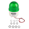 Miniatyrbillede 1 af 8: 1 stk. AC 220V 15W LED Blitz Stroboskop Advarselslampe Industriel Værktøjsmaskine Grøn