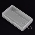 Miniatyrbillede 3 af 8: 5 STK Bærbar Hard PP Transparent Case Holder Opbevaringsboks til 8 x AAA batterier med krog