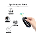 Miniatyrbillede 2 af 5: 10 stk. 433Mhz Fjernbetjeningsduplikator med fast kode til elektrisk garageport, sort