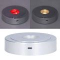 Pikkukuva 8 / 8: LED-näyttöjalusta USB RGB värikäs valo pyörivä kristallinäyttöjalusta pullokorujen käsityölle