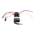 Miniatyrbild 5 av 8: 3650 2300KV Borstlös Motor 60A ESC Elektrisk Regulator Lång Linje för 1/8 1/10 RC Bil