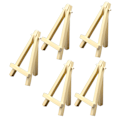 Miniatyrbilde 4 av 8: 5 stk 5 tommers Mini Display Tre Easel Triangulær Støtte Bærbar Mini Tre Kunstner Staffeli for Bryllup Fester