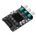 Miniatyrbillede 5 af 8: Effektforstærkermodul Dual Channel Subwoofer 100Wx2 DC12‑24V BT 5.0 Sound Amplifier Board ZK‑1002T