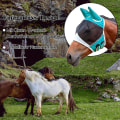 Miniatyrbild 4 av 4: Andas UV-skydd hästflugamask med öron för myggskydd