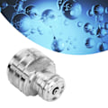 Miniatyrbilde 2 av 8: CO2-sylinderpåfyllingsadapter hunngevind G1/2 til hanngevind TR21-4 for SodaStream Soda Club (sølv)