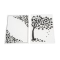 Miniatyrbillede 8 af 8: 2 stk. prægemapper i plastmateriale Dekorative teksturer DIY fremstilling af prægede designs Skabeloner til scrapbooking