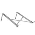 Miniatyrbillede 8 af 8: Bærbar computer stand i aluminiumlegering, foldbar, justerbar, bærbar skrivebordscomputerholder til 10-17 tommer tablet-notebook, grå