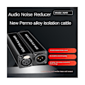 Miniatyrbillede 4 af 5: Audio Kabel Isolator XLR Eliminerer Støj Jordforbindelsessløjfe Audio Isolator Eliminerer Støj