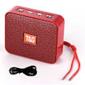 Pikkukuva 1 / 5: 166 Langaton Bluetooth-kaiutin, tukee USB TF -korttia FM-radiota punainen